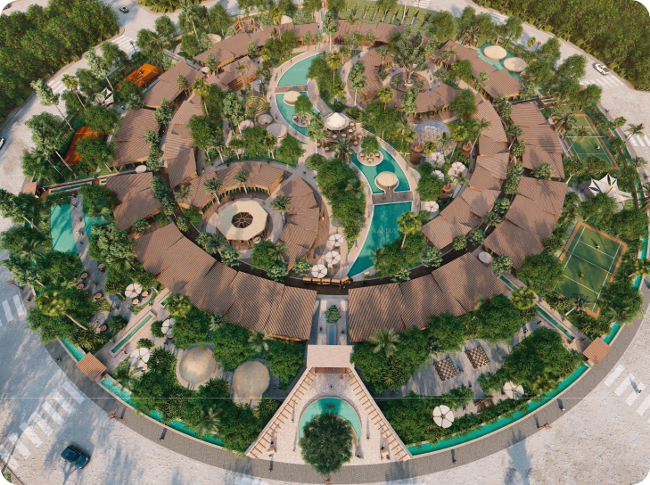 Mayan Town en Kanlum